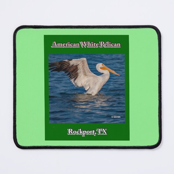 Item preview, The Perfect Gift For A Bird Lover: American White Pelican from Rockport, Texas, Birding Rockport, Visit Rockport designed and sold by MoreEZUSA-Here.