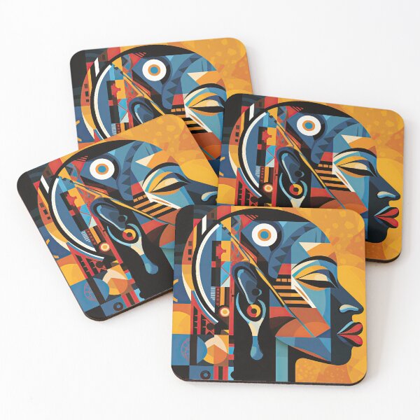 Item preview, African Tribe Bauhaus Design designed and sold by ArtificialGenes.