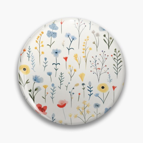 Item preview, Baby Tiny Wild Flower Pattern Pastel Minimalistic Pattern designed and sold by Wiseass.