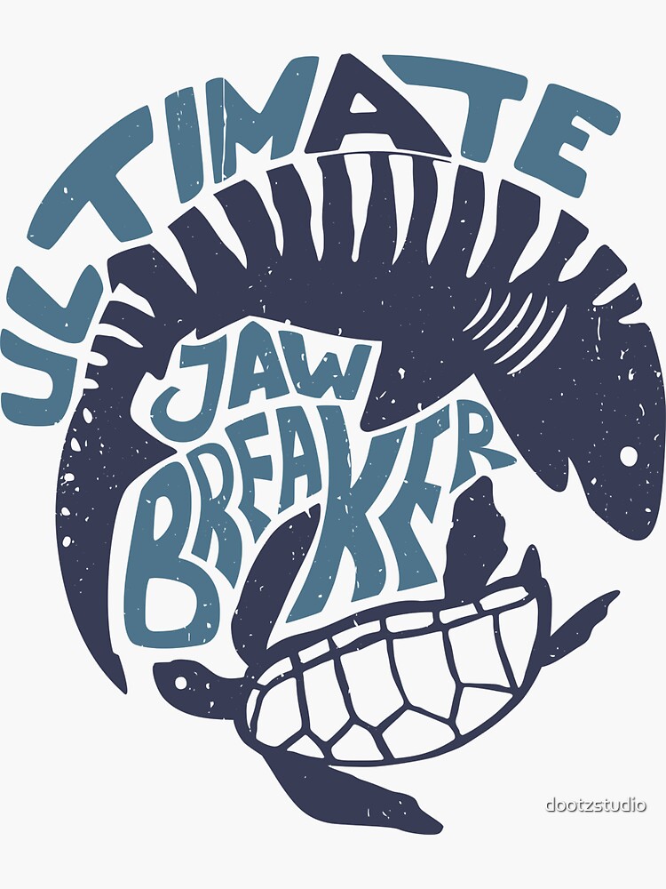 Thumbnail 3 of 3, Sticker, Ultimate Jaw Breaker designed and sold by dootzstudio.