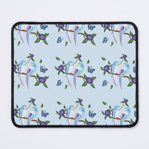Item preview, couple of blue parakeets designed and sold by sylgraph37.