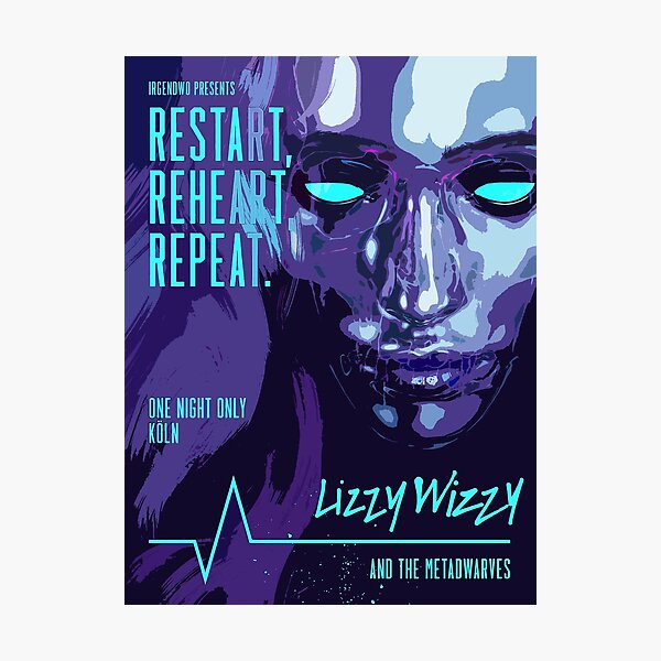 Item preview, Lizzy Wizzy Poster designed and sold by Anaksarxos.