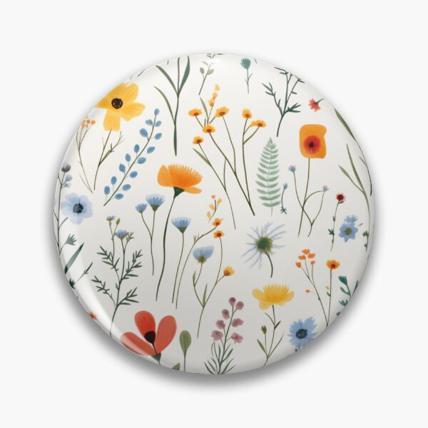Item preview, Baby Tiny Wild Flower Pattern Pastel Minimalistic Pattern designed and sold by WA Designs.
