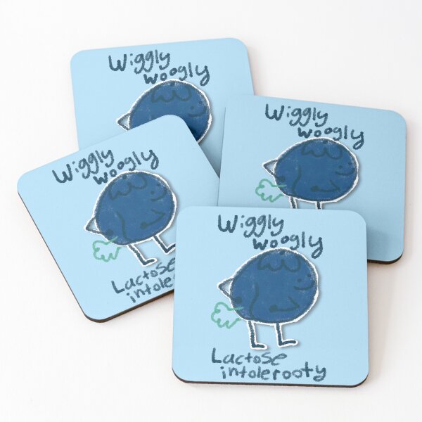 Item preview, Wiggly Woogly Lactose Intolerooty designed and sold by Meowmallow.