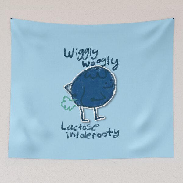 Item preview, Wiggly Woogly Lactose Intolerooty designed and sold by Meowmallow.