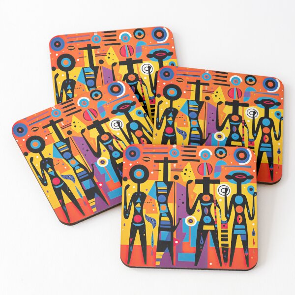 Artikelvorschau, African Tribe Bauhaus Design entworfen und verkauft von ArtificialGenes.