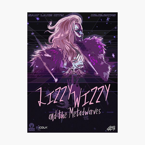Item preview, Lizzy Wizzy Poster designed and sold by Anaksarxos.