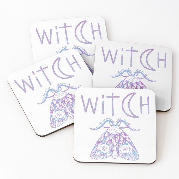 Item preview, Witch with Moth Design designed and sold by speakupandshine.