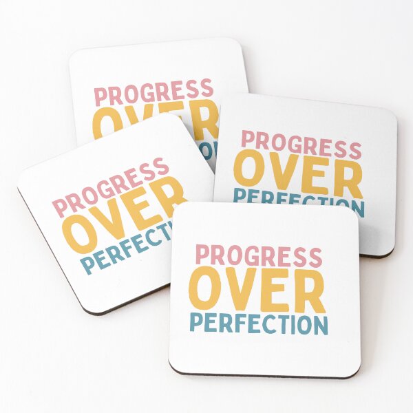 Item preview, Progress Over Perfection designed and sold by Socialtraction.