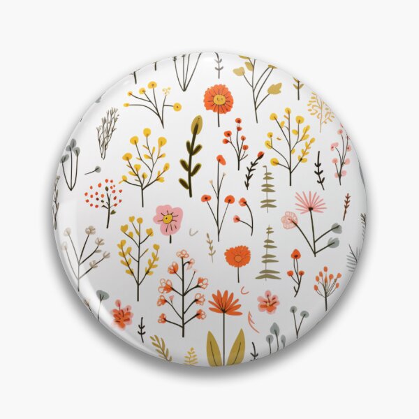 Item preview, Baby Tiny Wild Flower Pattern Pastel Minimalistic Pattern designed and sold by Wiseass.