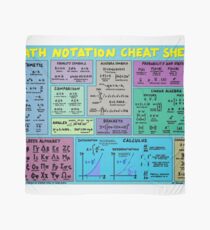 Mathematics Notation Cheat Sheet Scarf