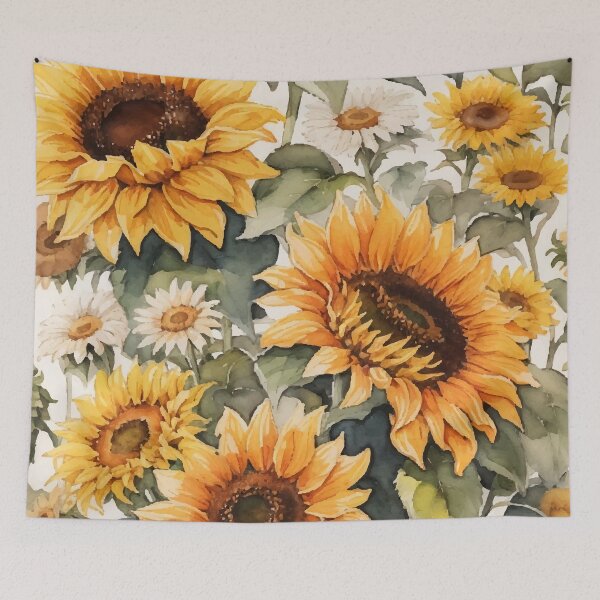Item preview, Yellow Sunflower designed and sold by CatCoconut-Art.