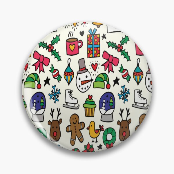 Item preview, Colorful Christmas Elements designed and sold by DigitalChickHub.