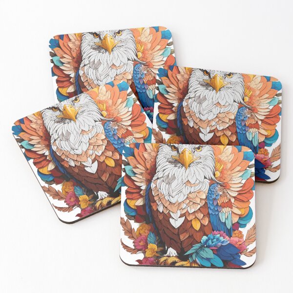 Item preview, Eagle with many colors designed and sold by PETS ABC.