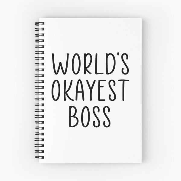 Item preview, worlds okayest boss designed and sold by Ashtreemeadow.