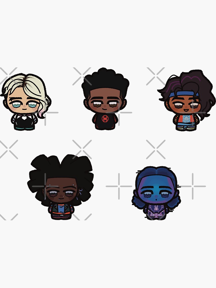 Thumbnail 3 of 3, Sticker, gummy-verse [miles and crew set] designed and sold by marshdotcom.