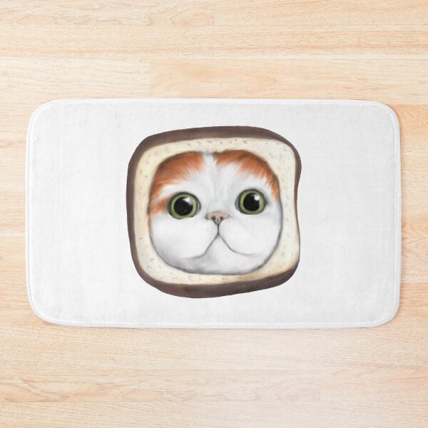 Item preview, "In-Bread" cat acrylic/digital painting designed and sold by Funsize-Art.