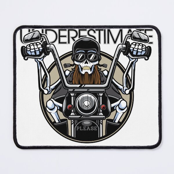 Item preview, Underestimate Old Bikers, Please on White designed and sold by RnssncCo.