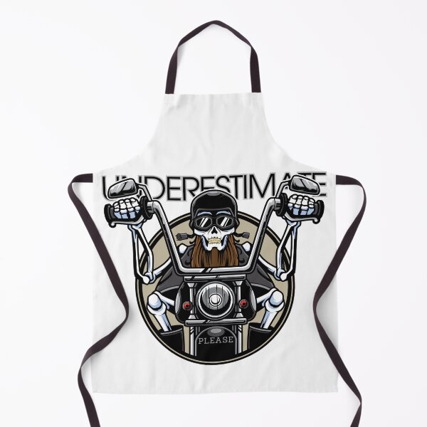 Item preview, Underestimate Old Bikers, Please on White designed and sold by RnssncCo.
