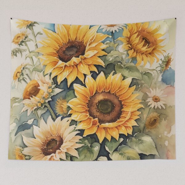 Item preview, Yellow Sunflower designed and sold by CatCoconut-Art.