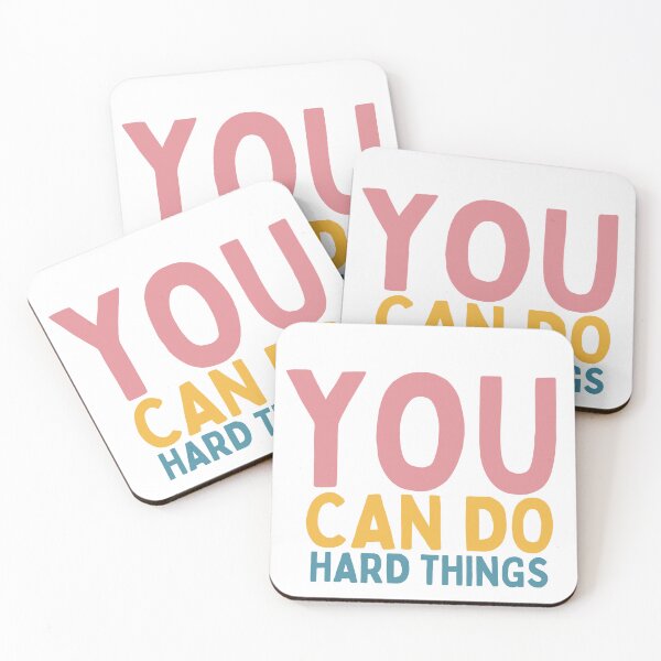 Item preview, You Can Do Hard Things designed and sold by Socialtraction.