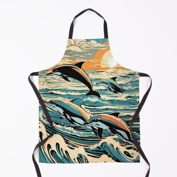 Item preview, Dolphins sunset designed and sold by ZenStickConcept.