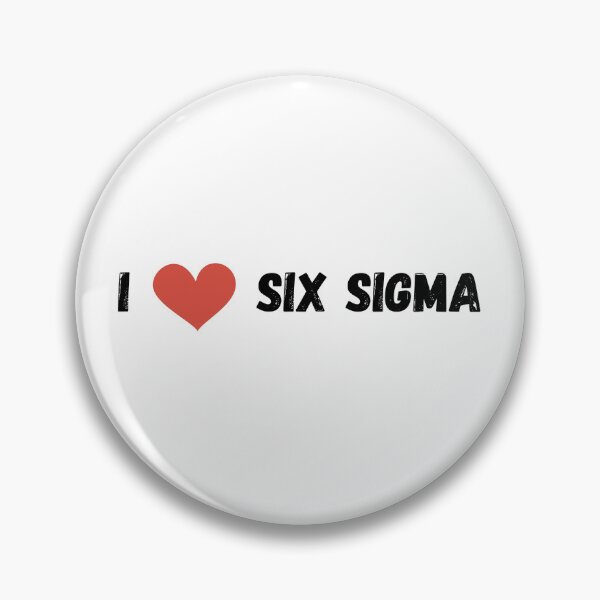 Item preview, I ❤ six sigma designed and sold by Custom-Print.