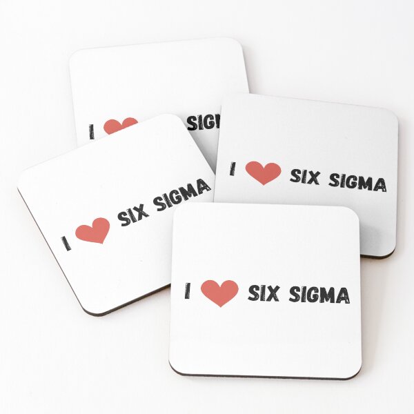 Item preview, I ❤ six sigma designed and sold by Custom-Print.