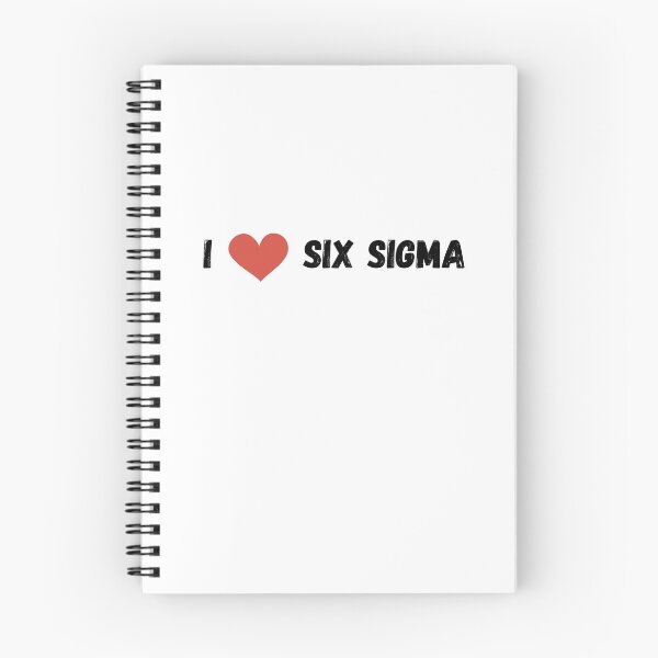 Item preview, I ❤ six sigma designed and sold by Custom-Print.