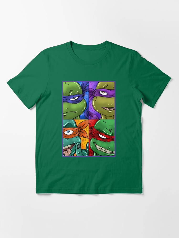 Teenage Mutant Ninja Turtles Shirt Men Small Adult Green Cartoon TV Show  TMNT