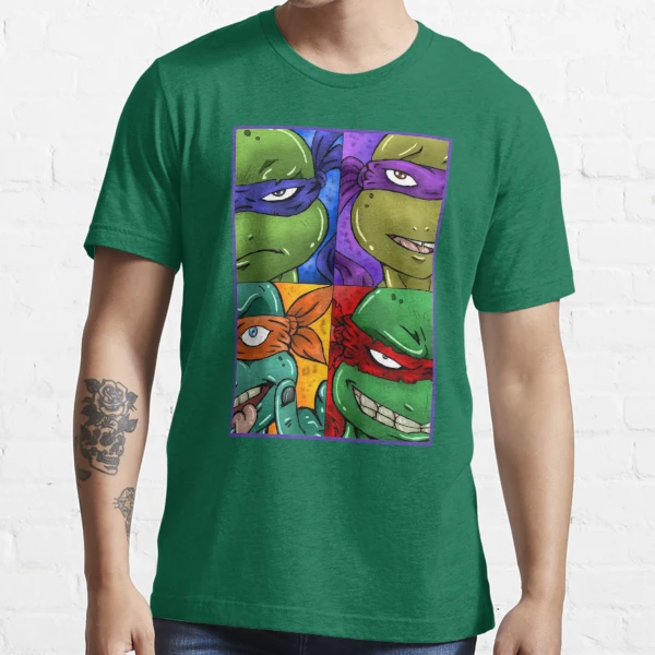 Teenage Mutant Ninja Turtles Shirt Men Small Adult Green Cartoon