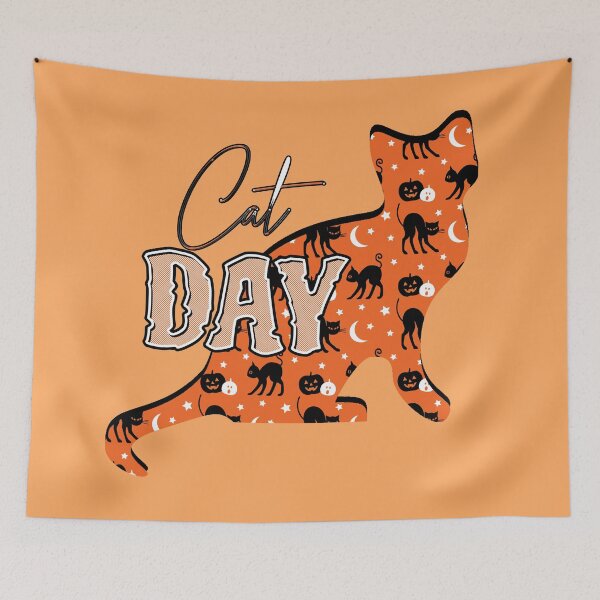 Item preview, Happy Halloween Cat Day designed and sold by 1Famlee.