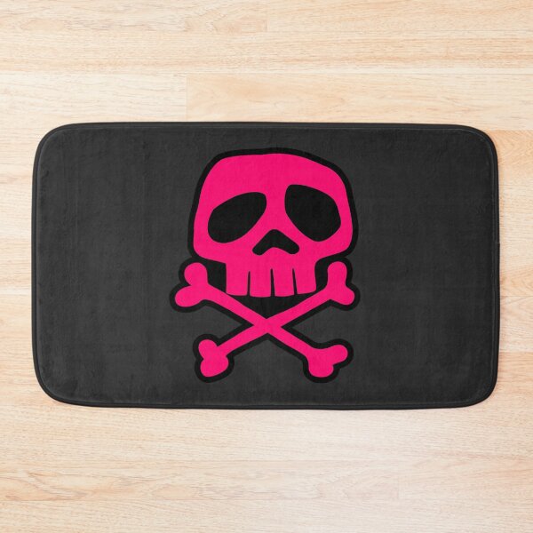 Item preview, Old School Punk Rock Skull (pink) designed and sold by muskitt.