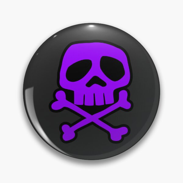 Item preview, Old School Punk Rock Skull (purple) designed and sold by muskitt.