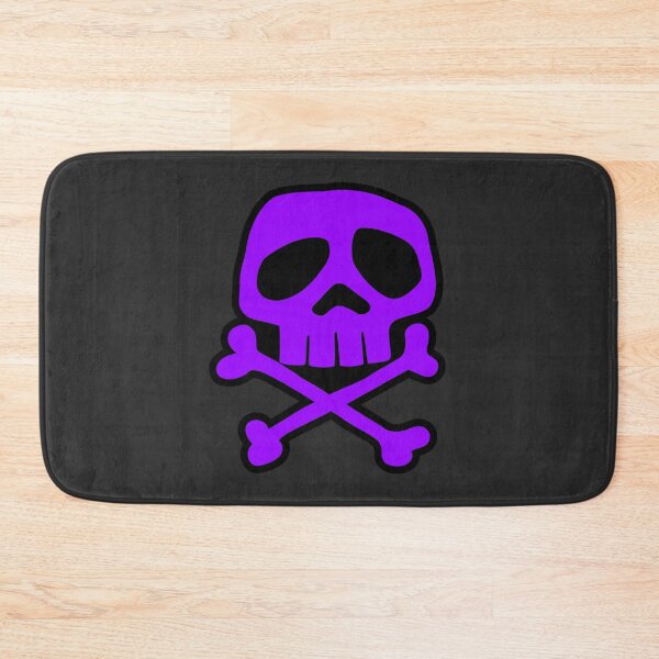 Item preview, Old School Punk Rock Skull (purple) designed and sold by muskitt.