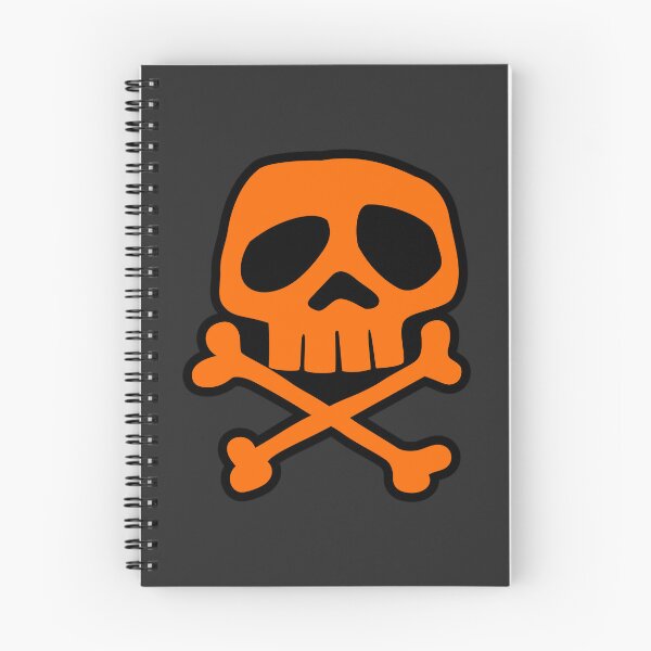 Item preview, Old School Punk Rock Skull (orange) designed and sold by muskitt.