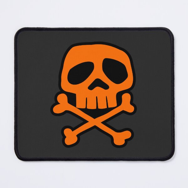 Item preview, Old School Punk Rock Skull (orange) designed and sold by muskitt.