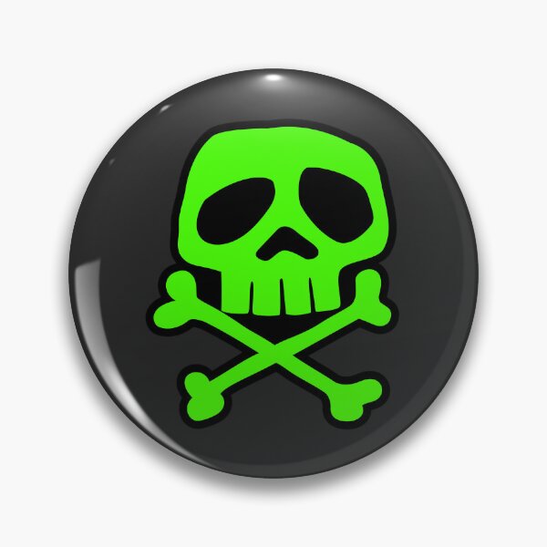 Item preview, Old School Punk Rock Skull (green) designed and sold by muskitt.