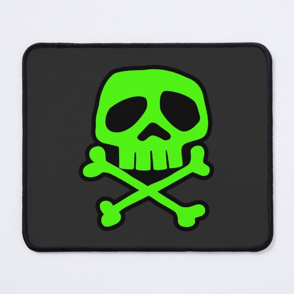 Item preview, Old School Punk Rock Skull (green) designed and sold by muskitt.