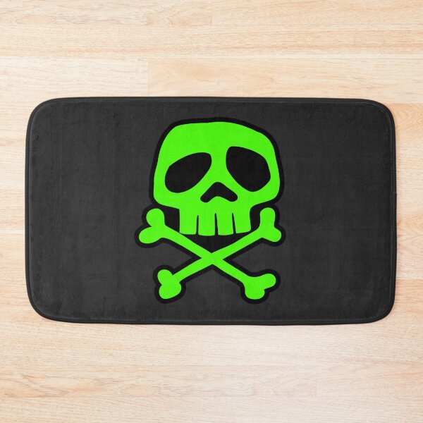 Item preview, Old School Punk Rock Skull (green) designed and sold by muskitt.