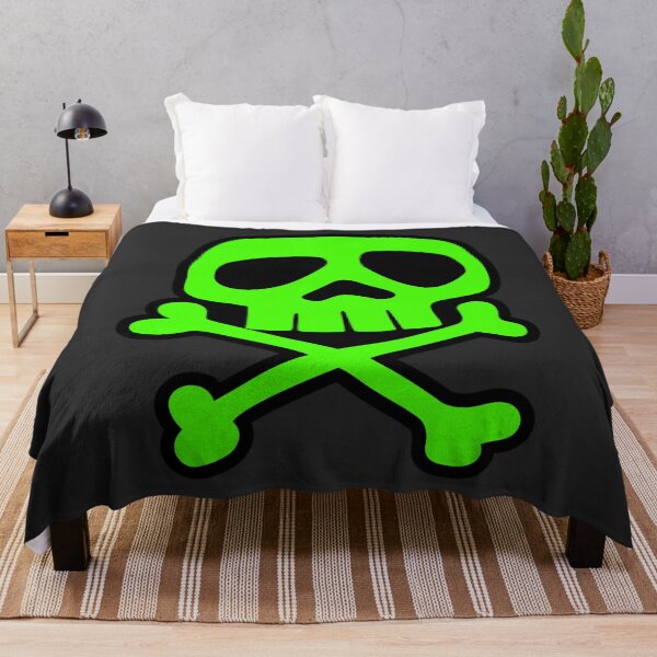 Item preview, Old School Punk Rock Skull (green) designed and sold by muskitt.