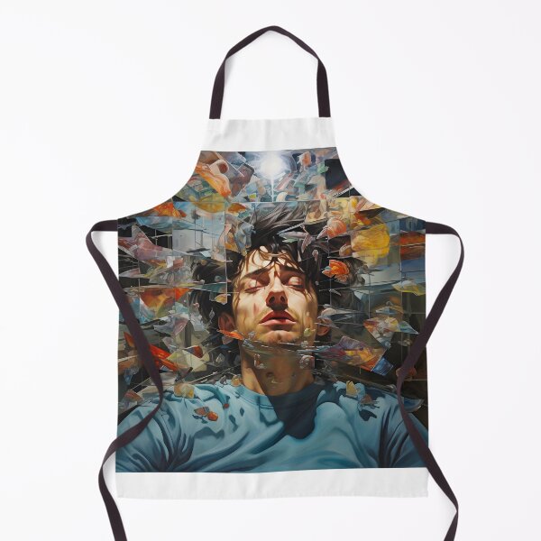 Item preview, An artwork in the style of multiple exposure exposing energy and creativity designed and sold by AI-Only Creations.