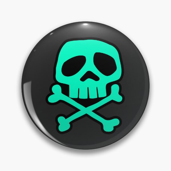 Item preview, Old School Punk Rock Skull (aqua) designed and sold by muskitt.