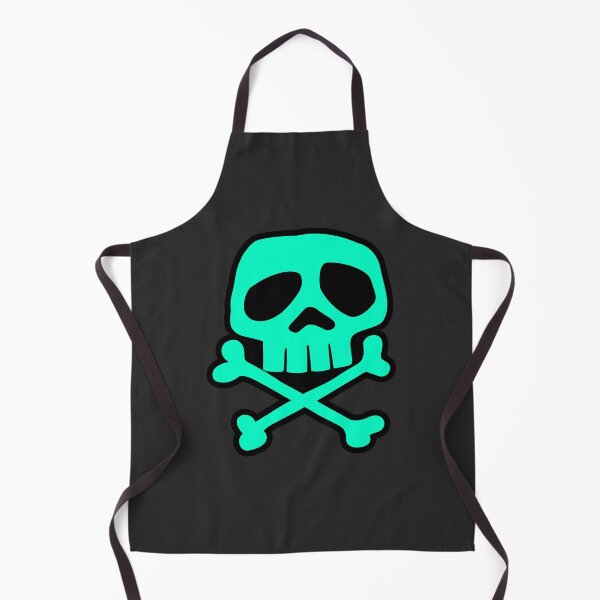 Item preview, Old School Punk Rock Skull (aqua) designed and sold by muskitt.