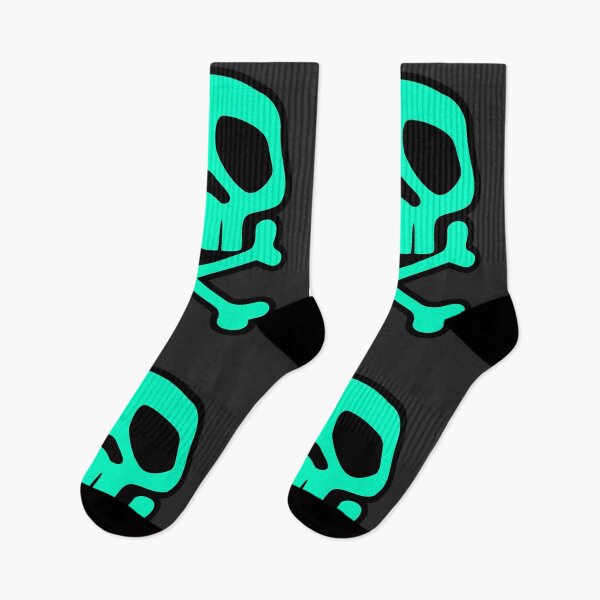 Item preview, Old School Punk Rock Skull (aqua) designed and sold by muskitt.