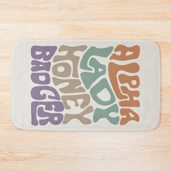 Item preview, Alpha Lady Honey Badger Word Art designed and sold by Unhinged Heather.
