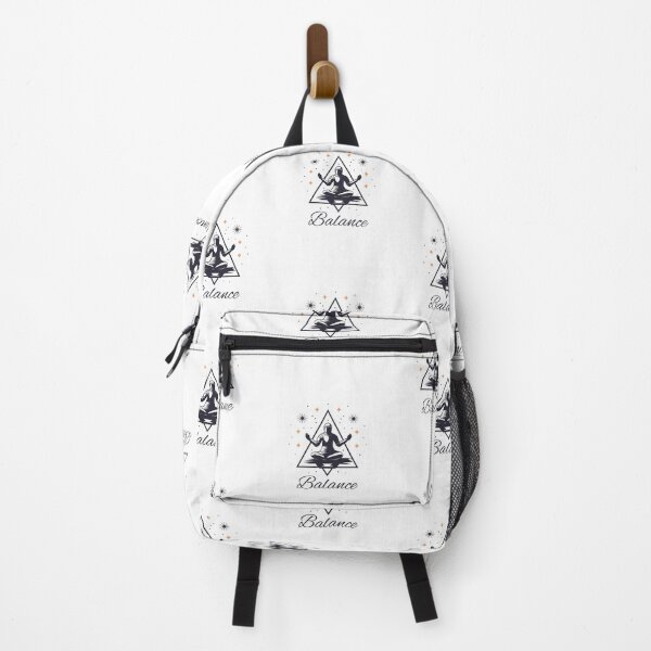 Aperçu de l'œuvre Premium Noir et Blanc Space Yoga Zen Balance créée et vendue par 138Technology.