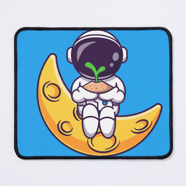 Item preview, Astronaut's Lunar Oasis: Cartoon Vector Icon designed and sold by hjian8219.