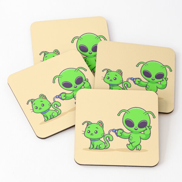 Item preview, Alien's Best Friend: Cartoon Vector Icon designed and sold by hjian8219.