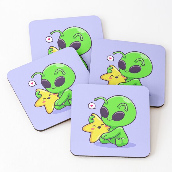 Item preview, Alien's Celestial Embrace: Cartoon Vector Icon designed and sold by hjian8219.